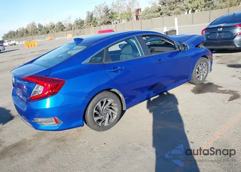 2017 Honda Civic Ex из США, поврежденный, VIN 2HGFC2F72HH508139